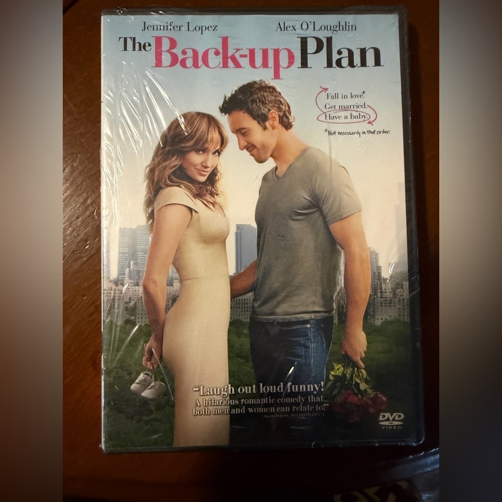 The Back-up Plan DVD - Jennifer Lopez - Cream & Gray Cover